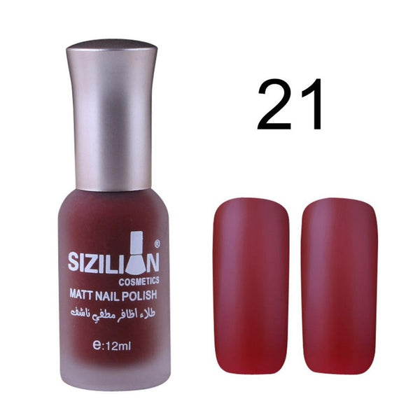 Lavany 12ml Matte Dull Fast Dry Long Lasting Nail Polish Gel