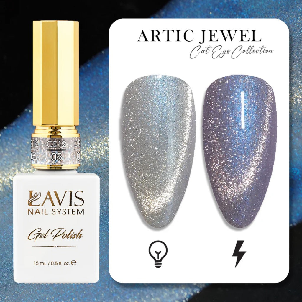 Lavis Cat Eyes CE12 - 05 - Gel Polish - Artic Jewel Collection