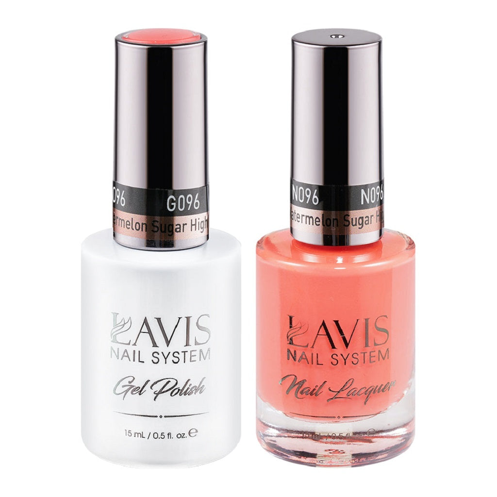 Lavis Gel Nail Polish Duo - 096 Watermelon Sugar High