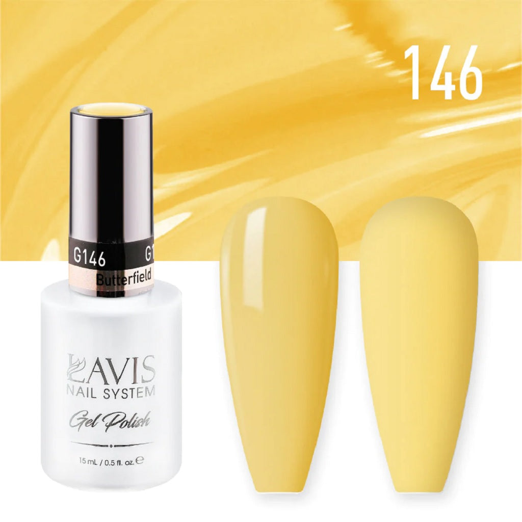Lavis Gel Polish 146 - Yellow Colors - Butterfield