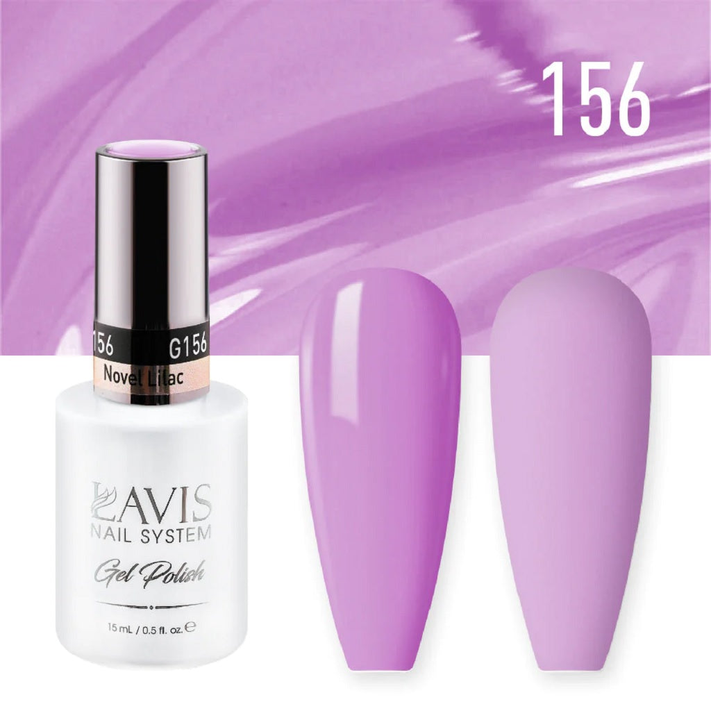 Lavis Gel Polish 156 - Purple Colors - Novel Lilac