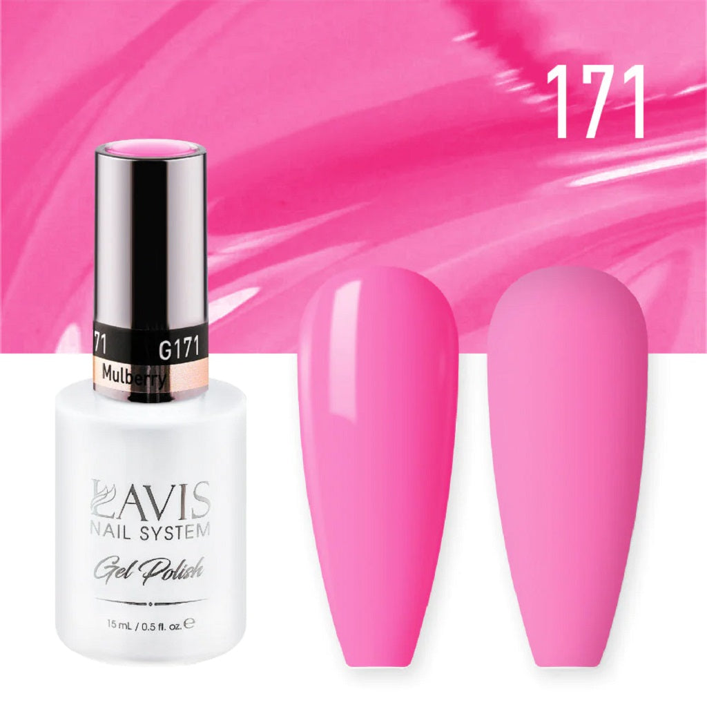 Lavis Gel Polish 171 - Pink Colors - Mulberry