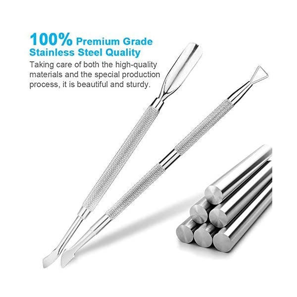 Nail and cuticle cutter and pusher set by NANTuYo