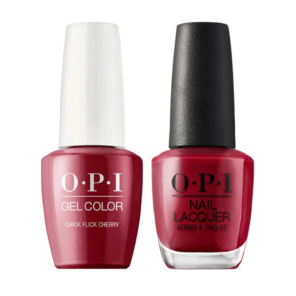 OPI Gel Nail Polish Duo - H02 Chick Flick Cherry - Red Colors