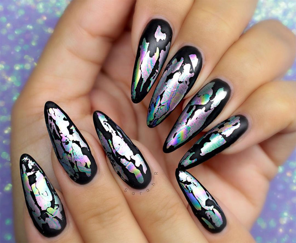 1. How to Create an Oil Slick Nail Art Design - wide 4