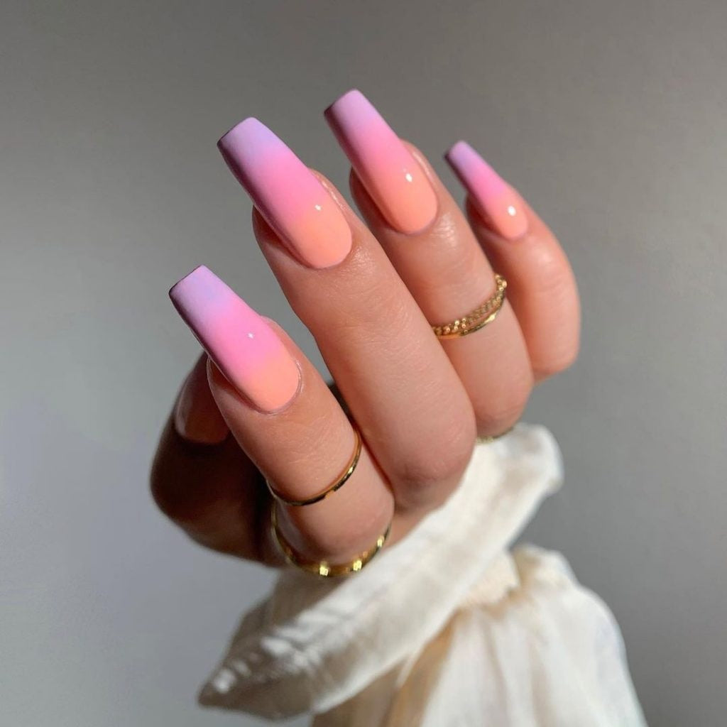 Peach, Pink, and Lilac