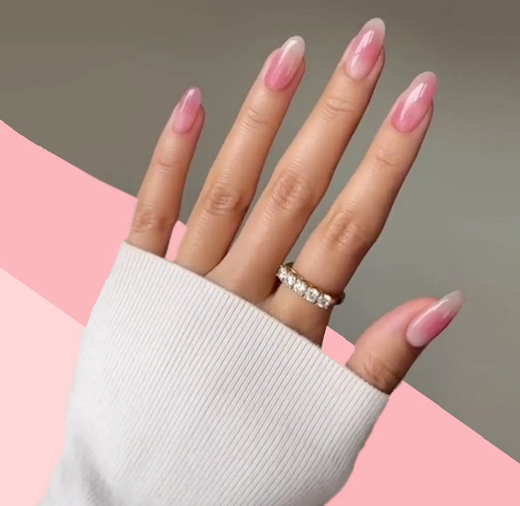 Pink Blush Nail Design