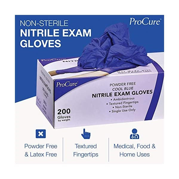 ProCure Disposable Nitrile Gloves