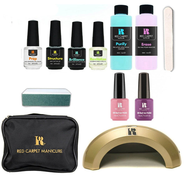 Red Carpet Manicure Cinderella LED 5 Color Gel Nail Kit