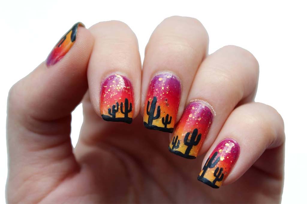 Sunset Nail Designs