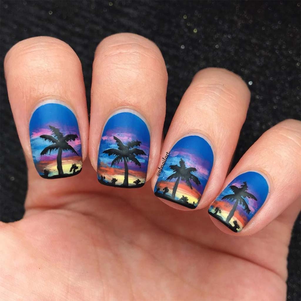 Sunset Nail Designs