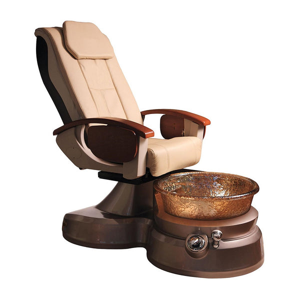 Tan and Gold Pedicure Spa Massage Chair