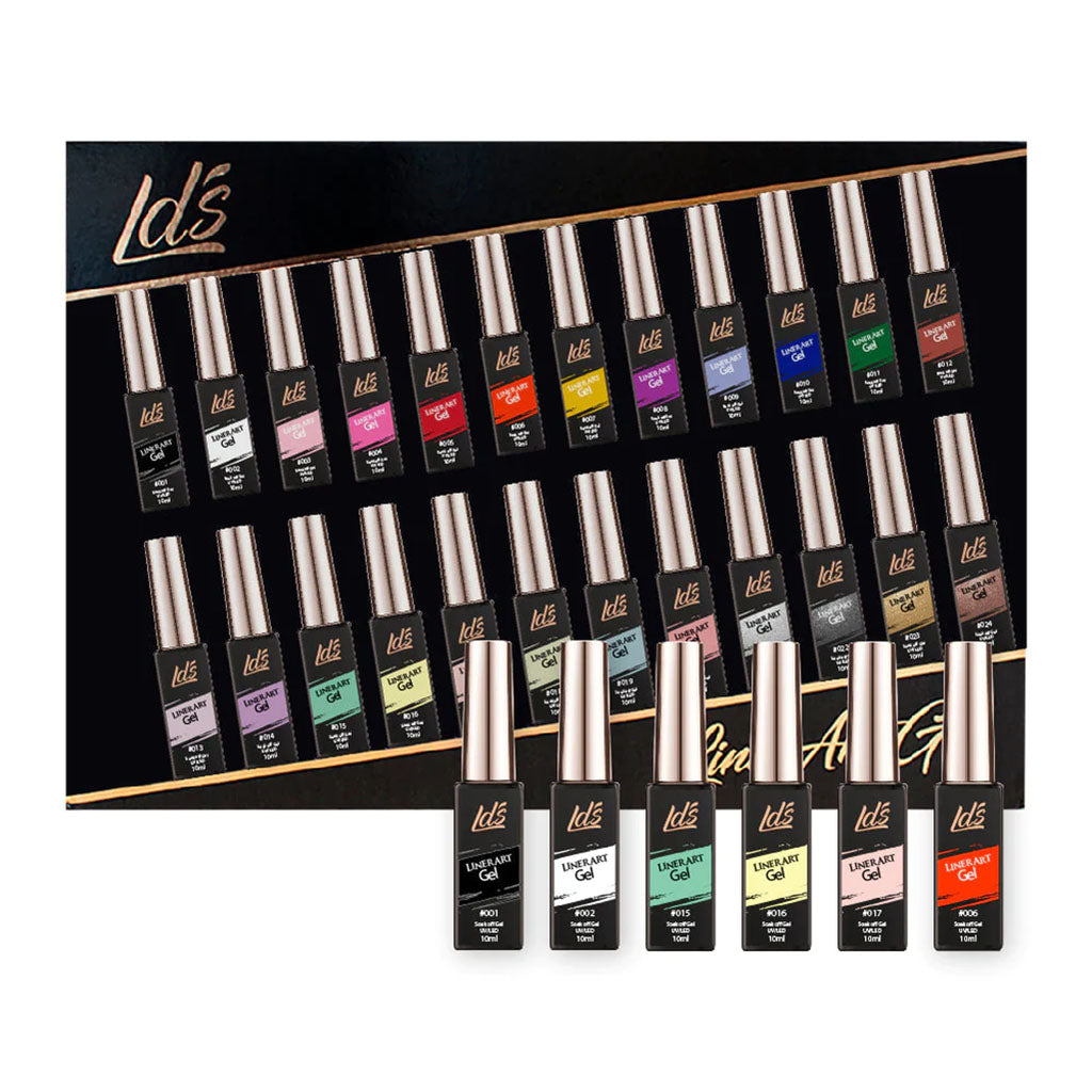 LDS Line Art Gel Nails Polish Nail Art Set