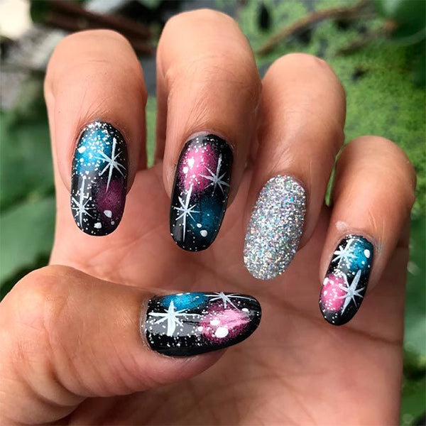 The Most Popular Galaxy Nail Art!