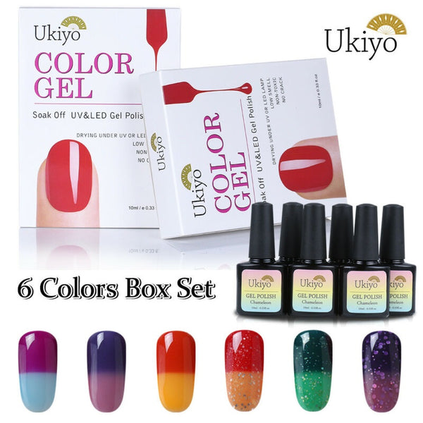 Ukiyo Nail Polish Set LED UV Gel Nail Varnish