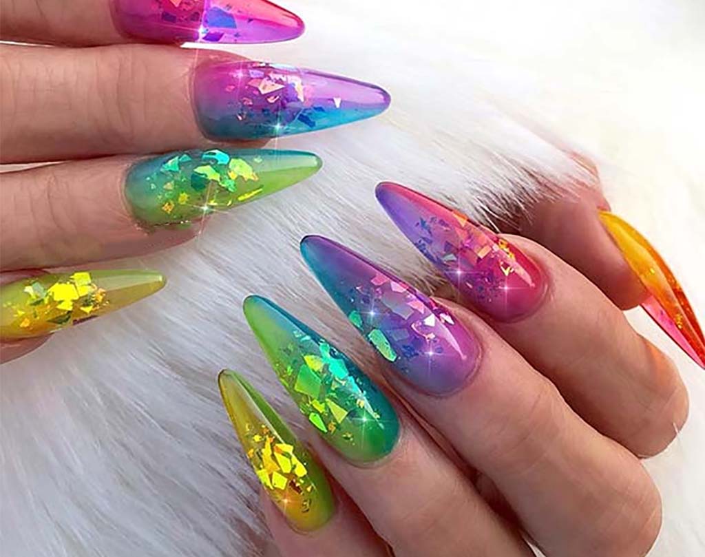 Unicorn Jelly Nails