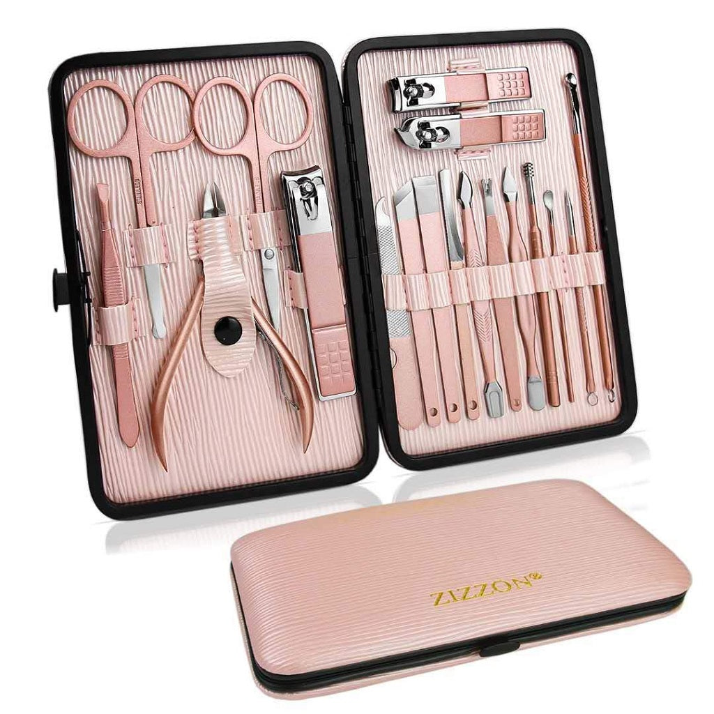 ZIZZON Professional Nail Care kit Manicure Grooming Set