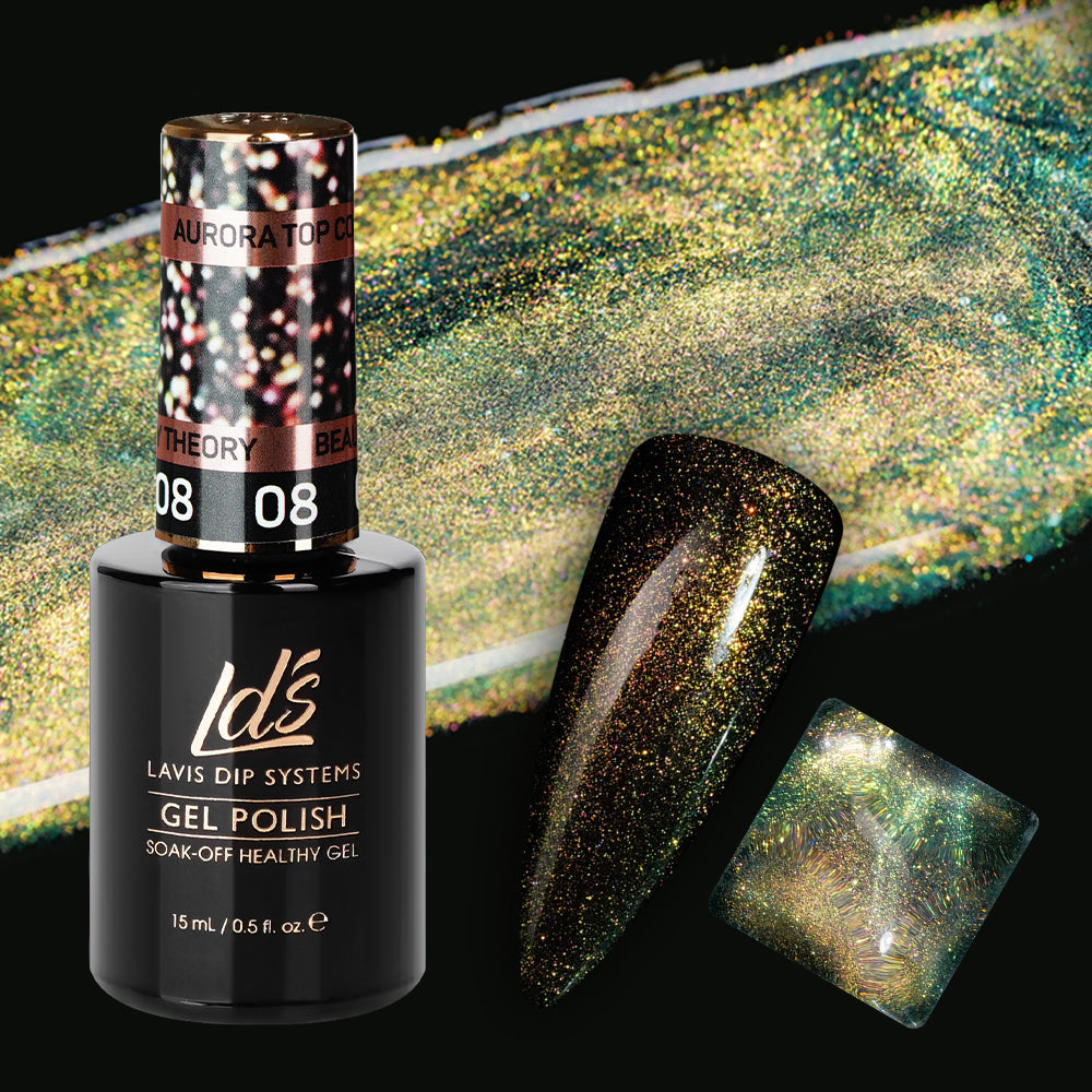 LDS 11 Making Glass Green - Gel Polish 0.5 oz - Aurora Top Coat