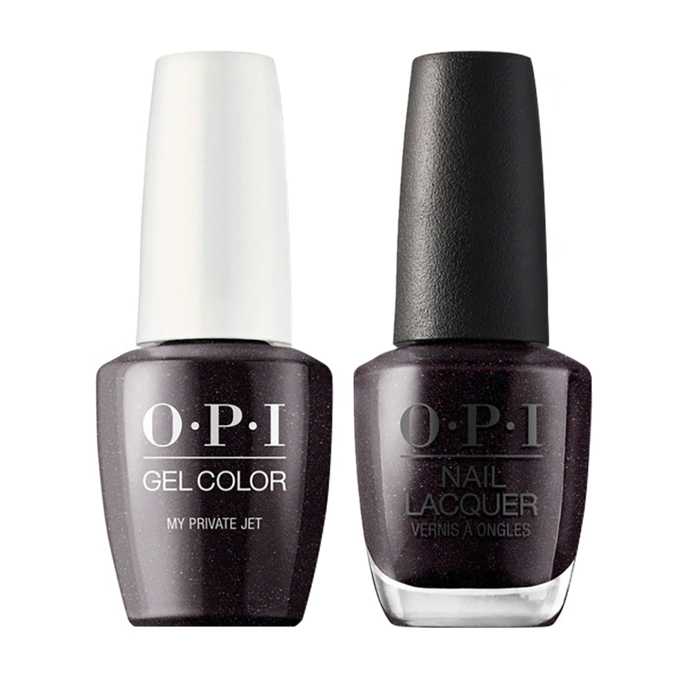OPI B59 My Private Jet - Gel Polish & Matching Nail Lacquer Duo Set 0.