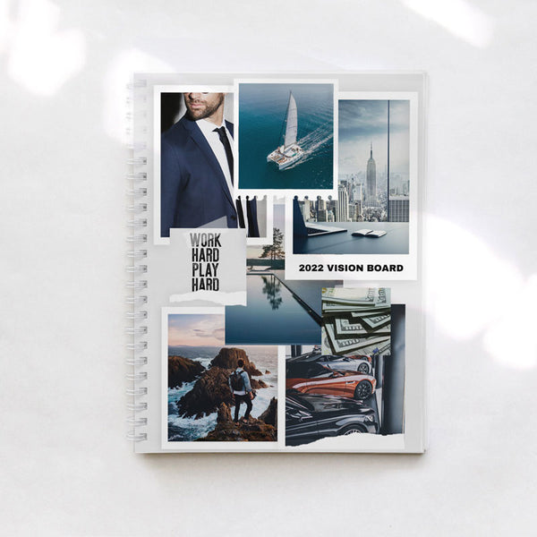 The Union Of You and Your Success Vision Board Journal - Deserved Happiness