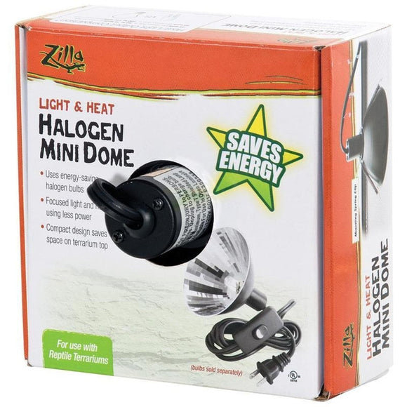 Zilla Halogen Mini Dome Fixture Light & Heat Dome