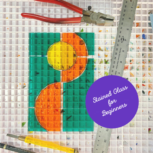 Beginner Stained Glass. Cutting & Soldering Tool Set. Comfortable Carb –  GlassCompositions