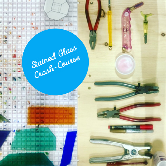Beginner Stained Glass. Cutting & Soldering Tool Set. Comfortable Carb –  GlassCompositions