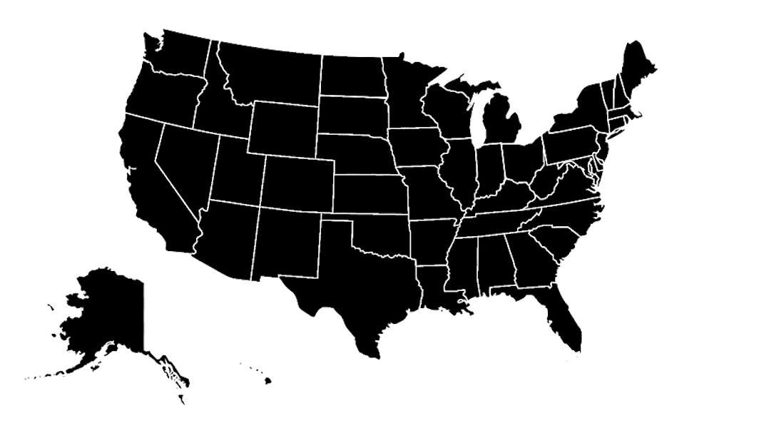 Map of USA