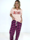 Lets Stay In Plaid Lounge Pants with Pockets