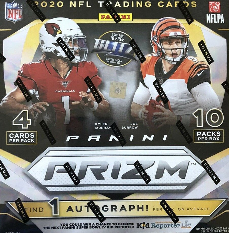 2020 PANINI PRIZM NFL FOOTBALL CARDS MEGA BOX PYT BREAK 1/1/2023