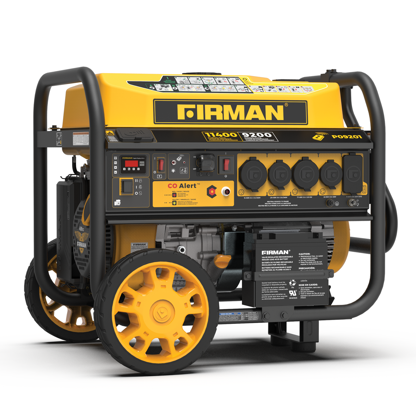 accumuleren geschenk prijs Gas Portable Generator 11400W Remote Start 120/240V with CO alert – FIRMAN  Power Equipment