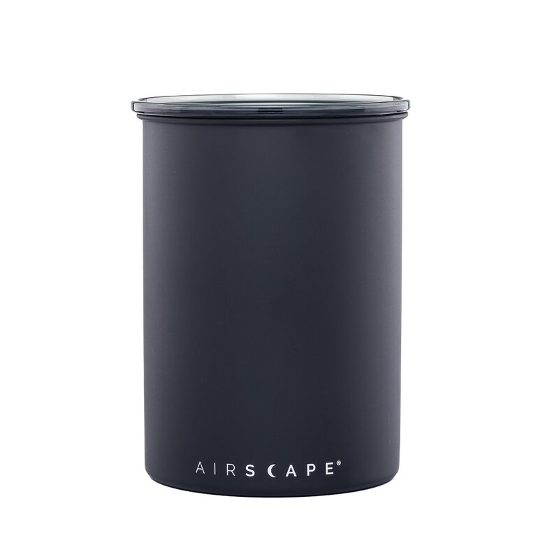 Airscape Coffee Bean Storage Container, 2 lb Black