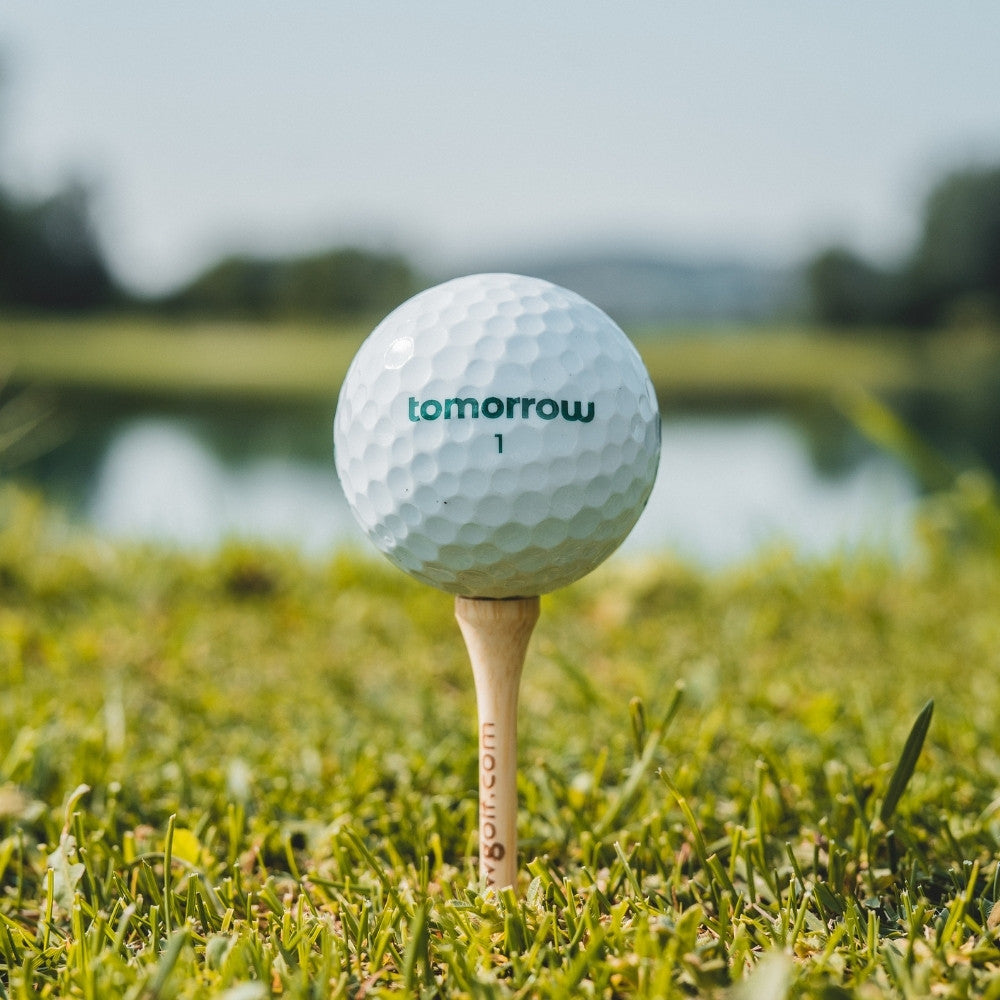 tomorrow golf ball recycled core