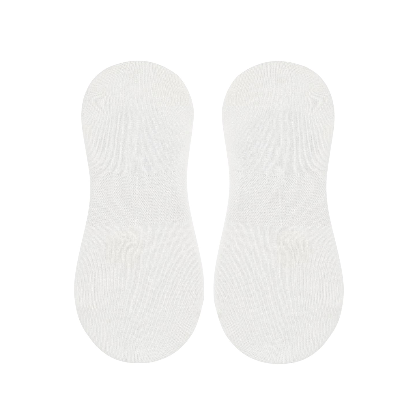 IDENTITY Ladies Plain Candy Colored Invisible Foot Socks