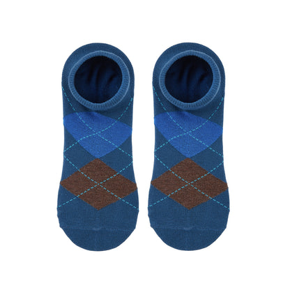 Womens Ankle Length Argyle Printed Socks 2.0 - IDENTITY Apparel Shop