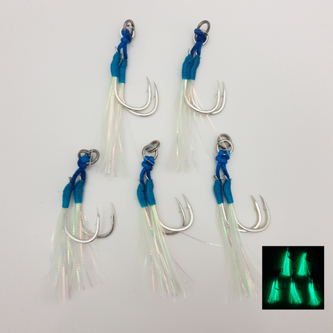 10 Pack micro stinger assist hooks – SLOW JIGS AUSTRALIA