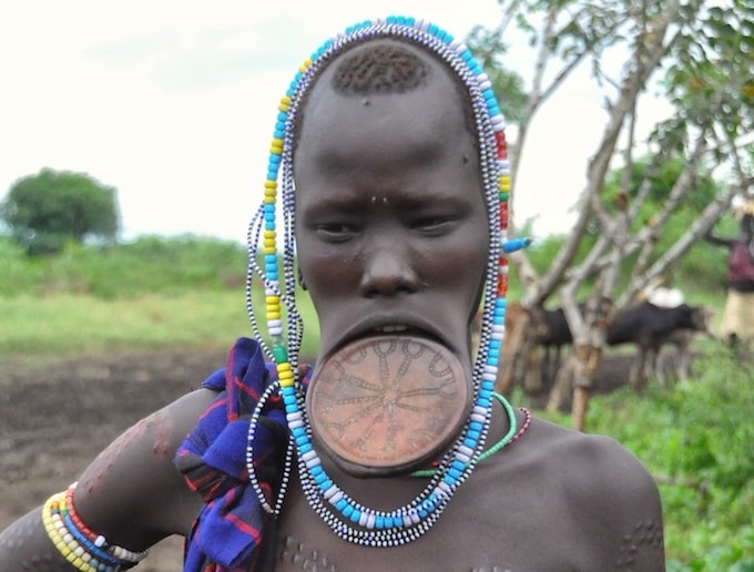 labret africain