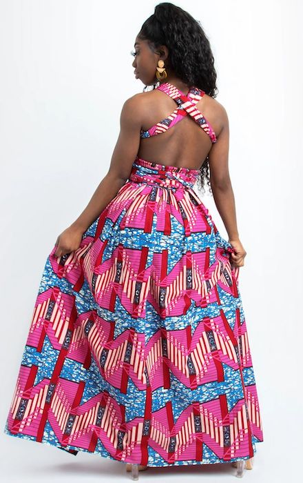 robe de reve pagne africain