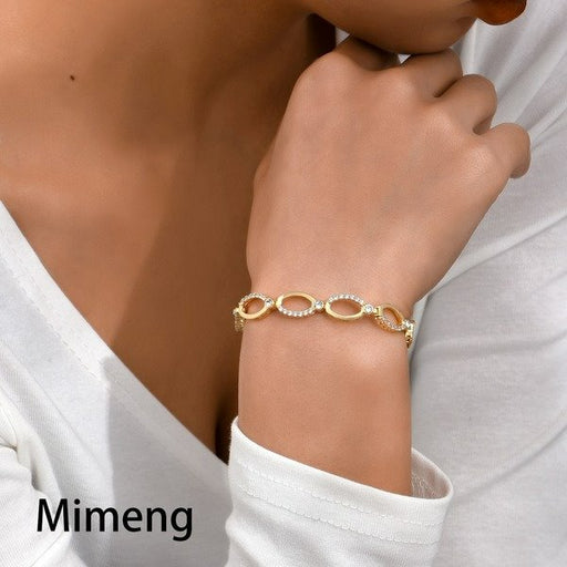Wholesale alloy zircon bracelet JDC-BT-MiMeng010 Bracelet 米萌 Wholesale Jewelry JoyasDeChina Joyas De China