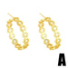 Wholesale copper C-shaped Gold Earrings JDC-ES-AS059 Earrings 翱?N Wholesale Jewelry JoyasDeChina Joyas De China