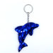 Wholesale Sequin scales dolphin keychains JDC-KC-YD025 Keychains 帝雁 blue 10cm Wholesale Jewelry JoyasDeChina Joyas De China