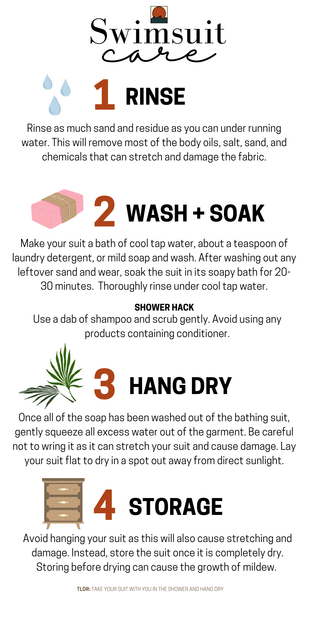 How to Wash Your Bikini – Rooted Swim