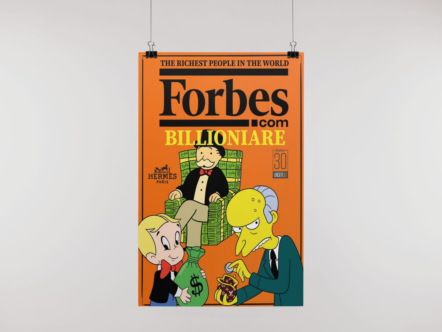 Forbes Rich List Wall Drip