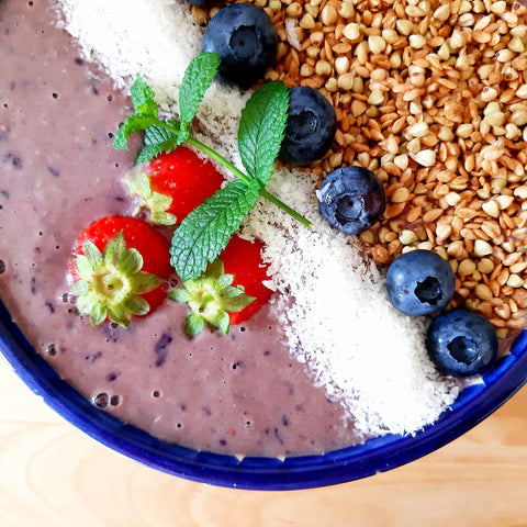 blueberry smoothiebowl