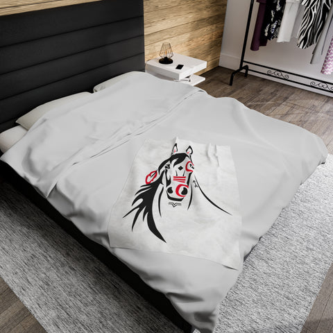 Horse Blanket on bed