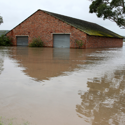 Flooded Barn