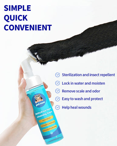 Pet Care™ Antibacterial Foot Cleansing Foam for pets
