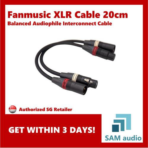 Fanmusic C006 Female-Male Balanced HiFi Cable