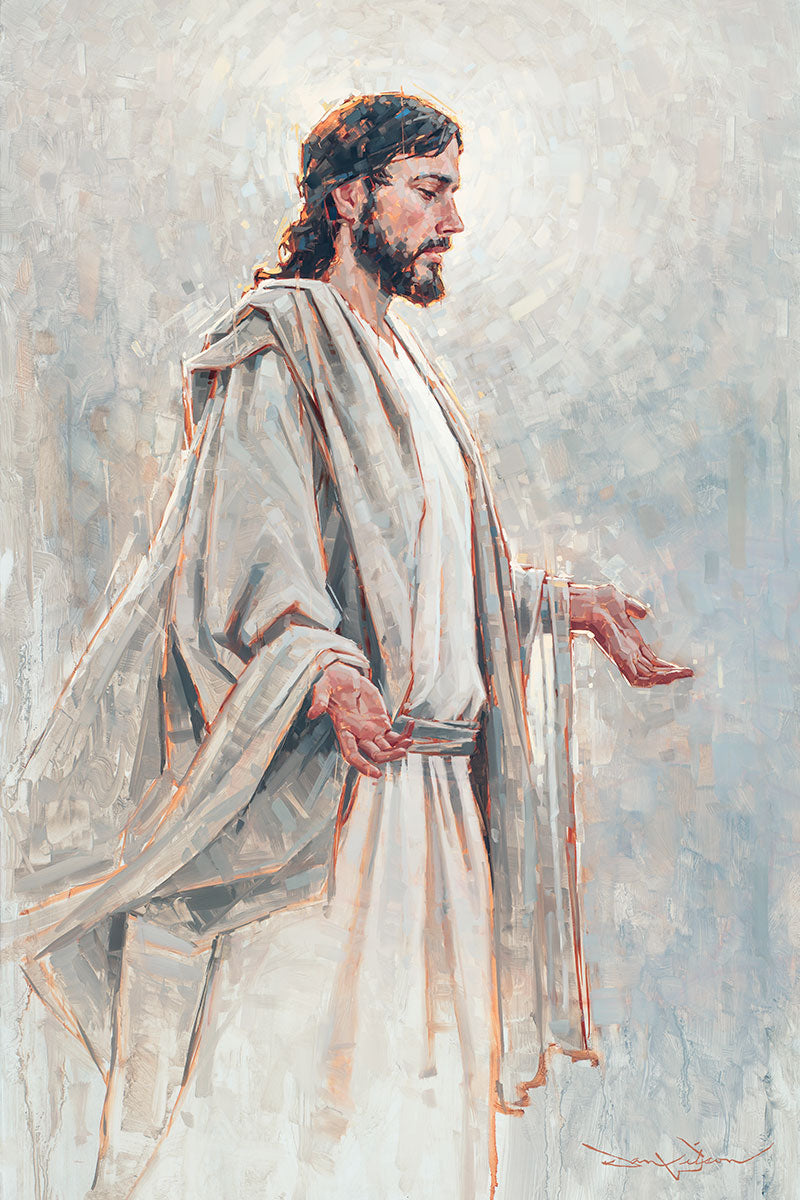 Our Glory by Dan Wilson features a contemporary image of Jesus Christ ...