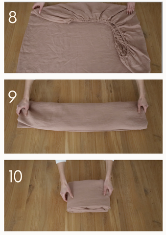 How To Fold a Fitted Sheet | April Notes